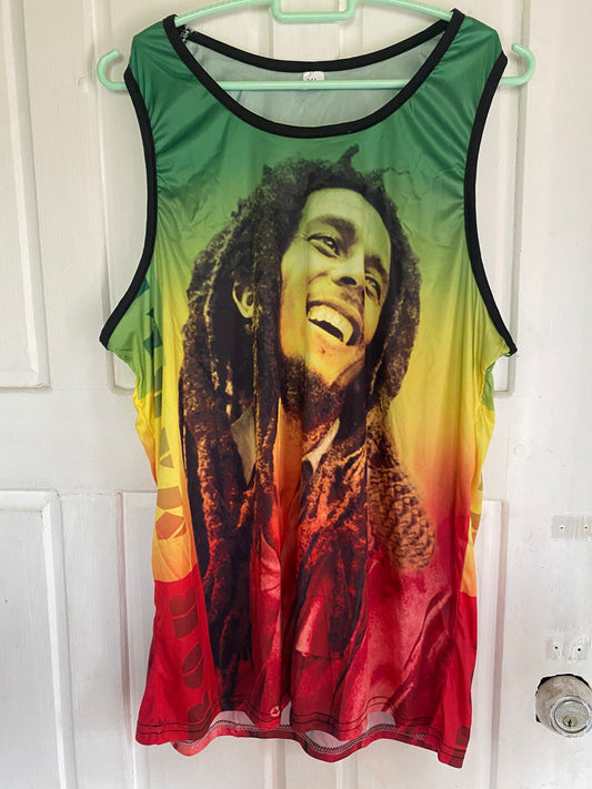 Sleeveless Bob Marley men shirt(V)