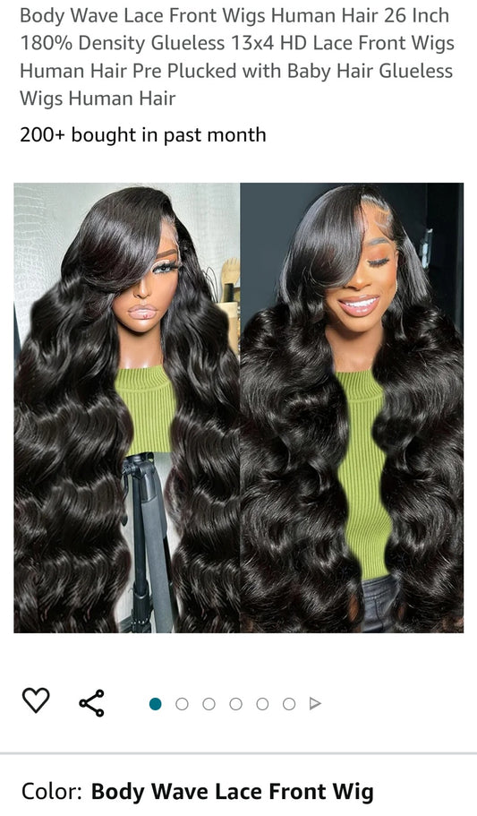 Wig 28 length